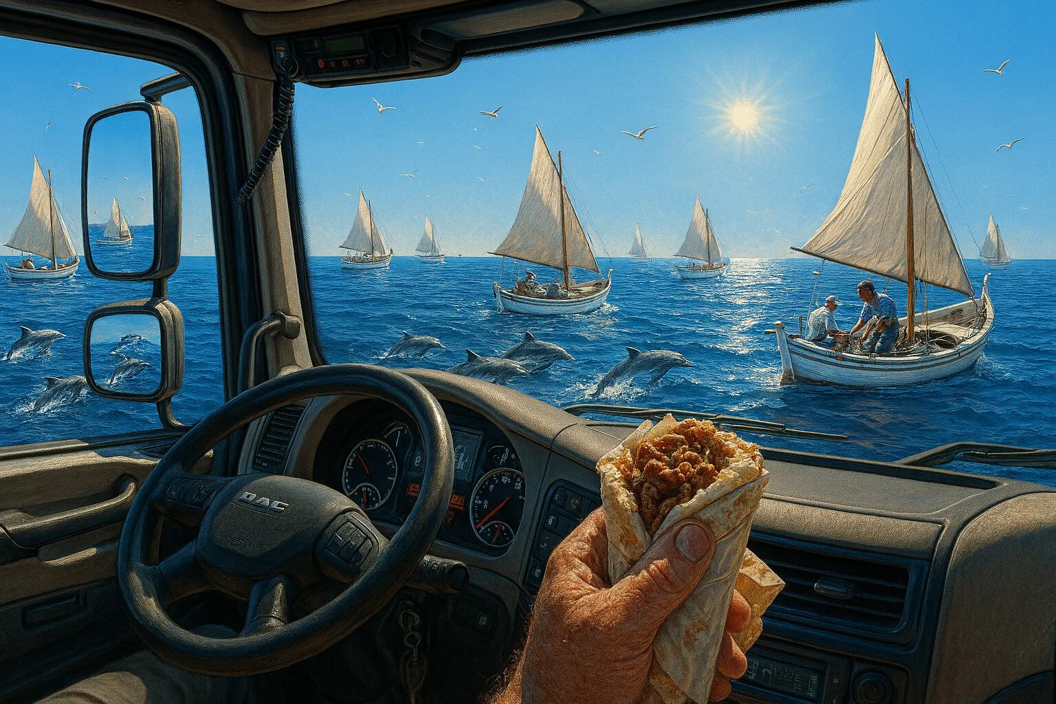 Ein Abend im Hafen von Nikolaos!